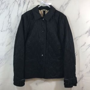 Burberry London Diamond Quilted Nova Check Jacket